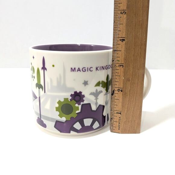 Starbucks Coffee Mug Magic Kingdom 'You Are Here' 14oz No Box - Picture 8 of 9